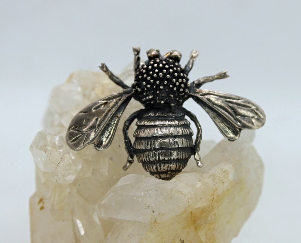 Taxco Sterling Silver Bumble Bee Brooch